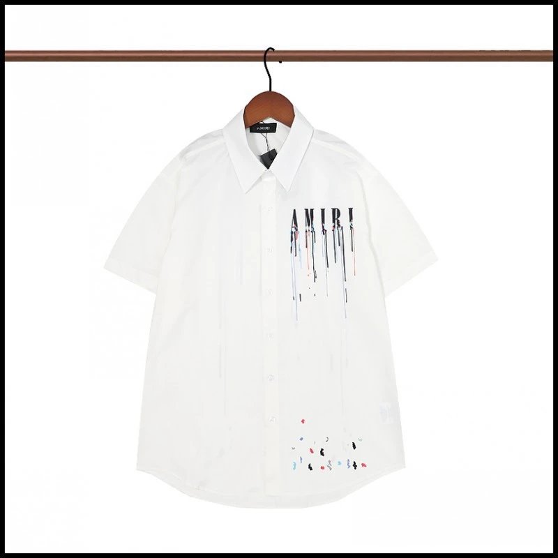 Amiri Abstract Print White Shirt - 10