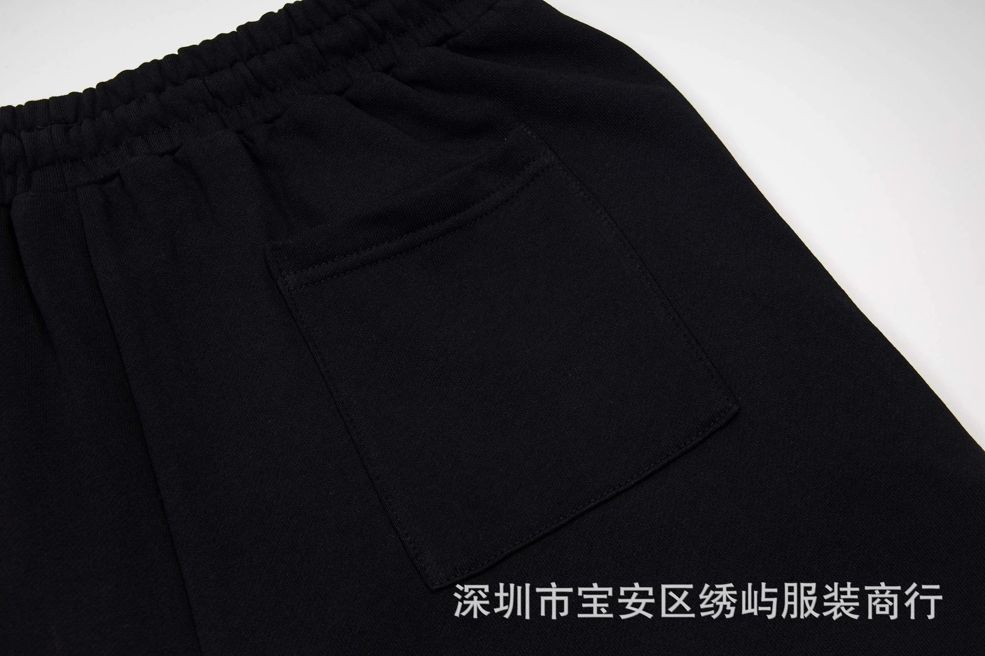 Design Asaali Jean Company Graphic Print Black Shorts - 5