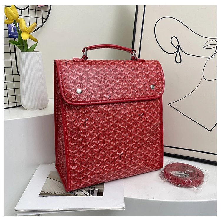 Goyard Saint Louis Briefcase Black and Tan Monogram Canvas Messenger Bag - 7