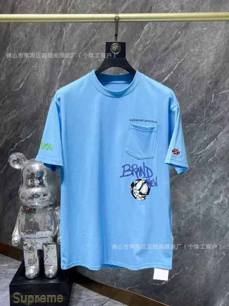Chrome Hearts x Brand New Light Blue Pocket T-Shirt - 1