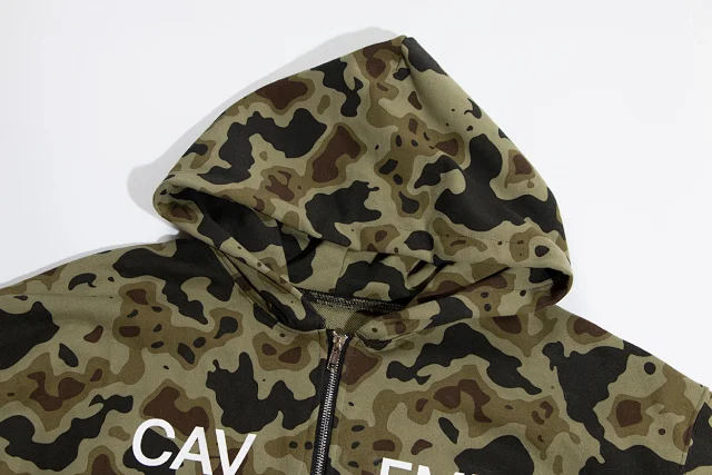 Cav Empt Hoodies & Sweatshirts Camouflage Full-Zip Hoodie product detail image 3