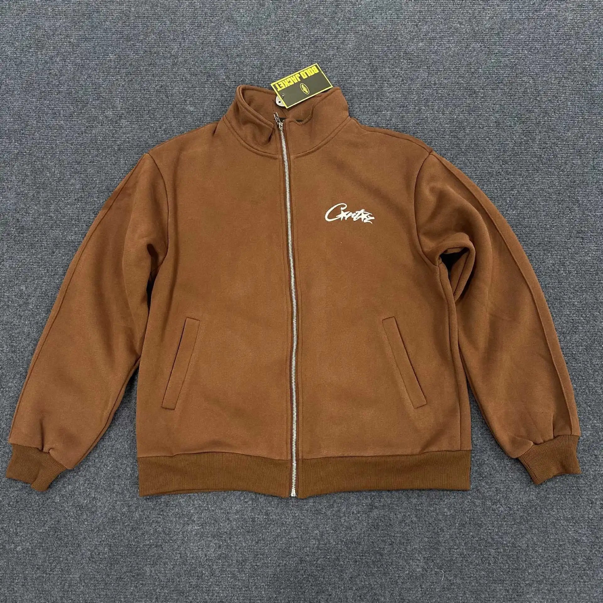 Corteiz Jackets Embroidered Logo Zip-Up Jacket image 4