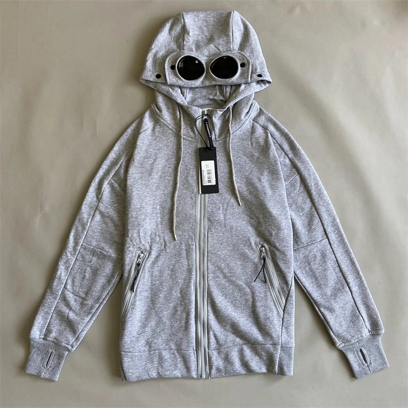 Design Zip-Up Hoodie Gray - 9