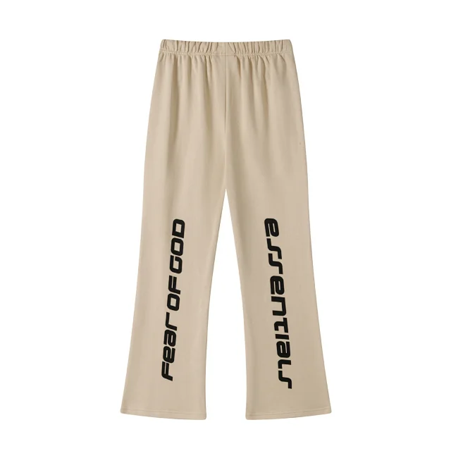 Fear of God Trousers Essentials Logo Print Wide-Leg Sweatpants product detail image 16