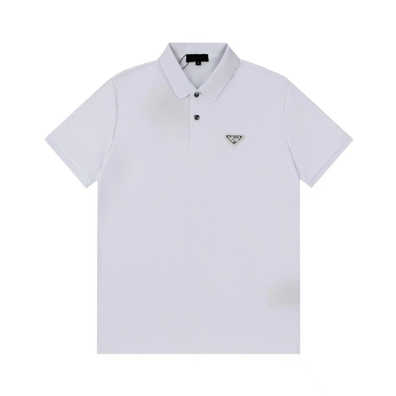 GCDS Logo Embroidered White Polo Polo Shirt - 16
