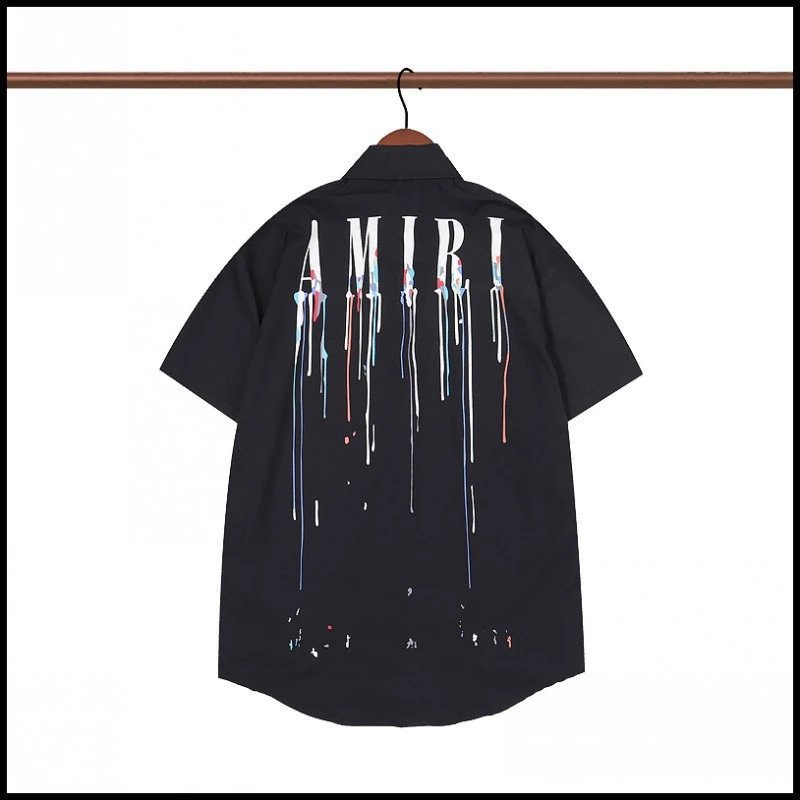 Amiri Abstract Print White Shirt - 9