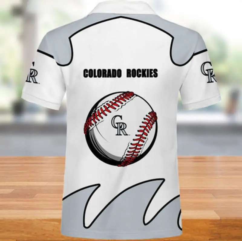 MLB Arizona Diamondbacks MLB Team Polo White Red Polo Shirt - 8