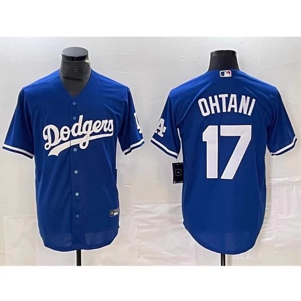 Los Angeles Dodgers Shirts Button-Front Baseball Jersey image 2