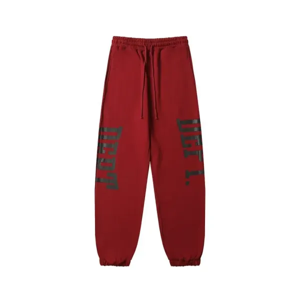 Gallery Dept Paint-Splatter Orange Sweatpants - 72