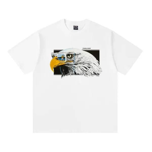 Design Powell River Eagle Graphic T-Shirt White - 1