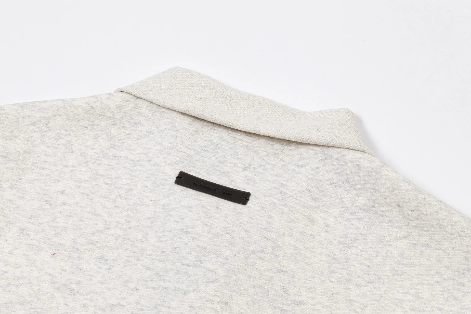 Fear of God Essentials Polo Sweatshirt Light Gray Polo Shirt - 5