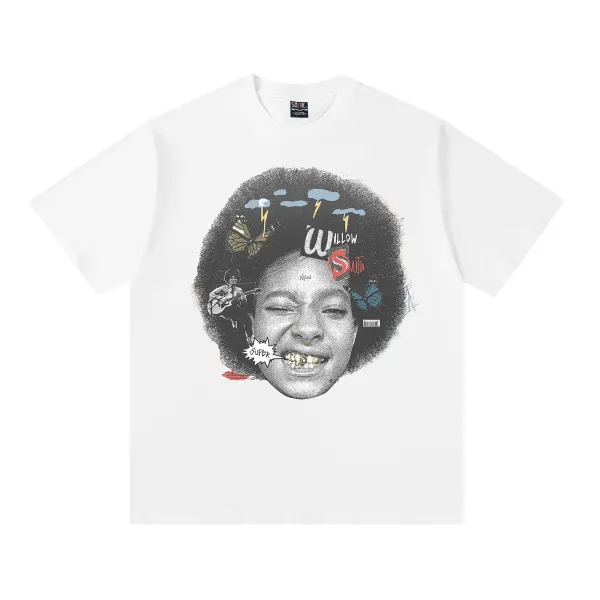 Design Willow Smith x SO / NC Graphic Print White T-Shirt T-Shirts - 1