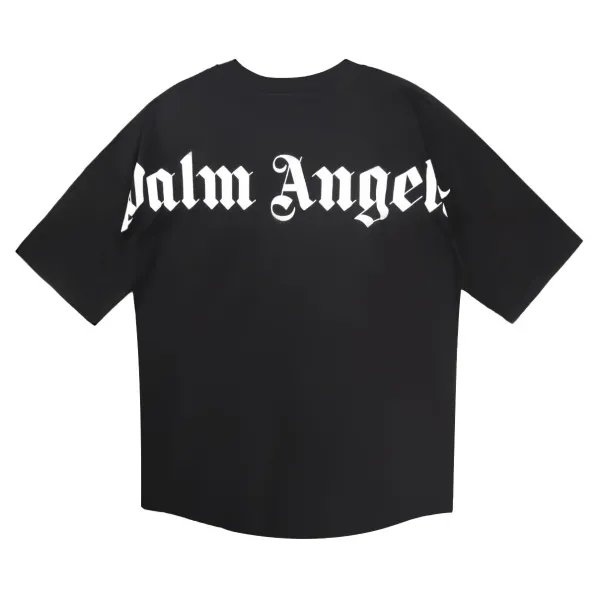 Palm Angels Spray Paint Logo Oversized T-Shirt White - 74