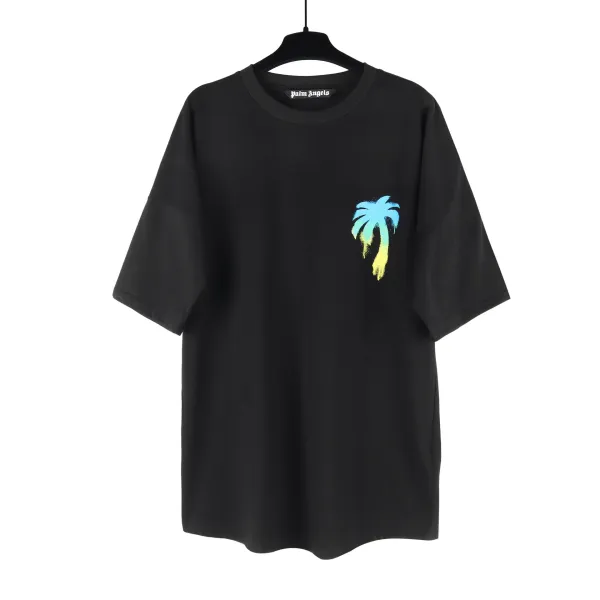 Palm Angels Spray Paint Logo Oversized T-Shirt White - 92