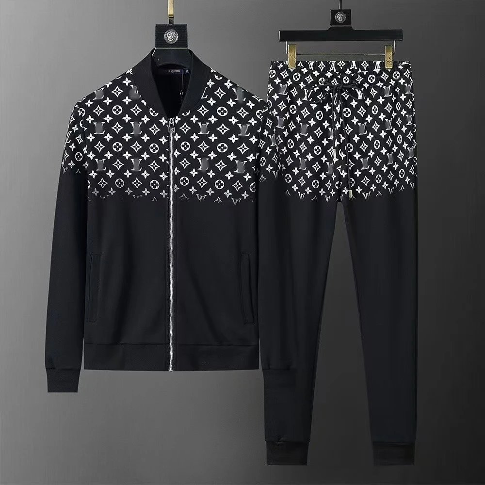 BOSS Tracksuits Zip-Up Jacket and Jogger Set — 22 – Three Labels Included