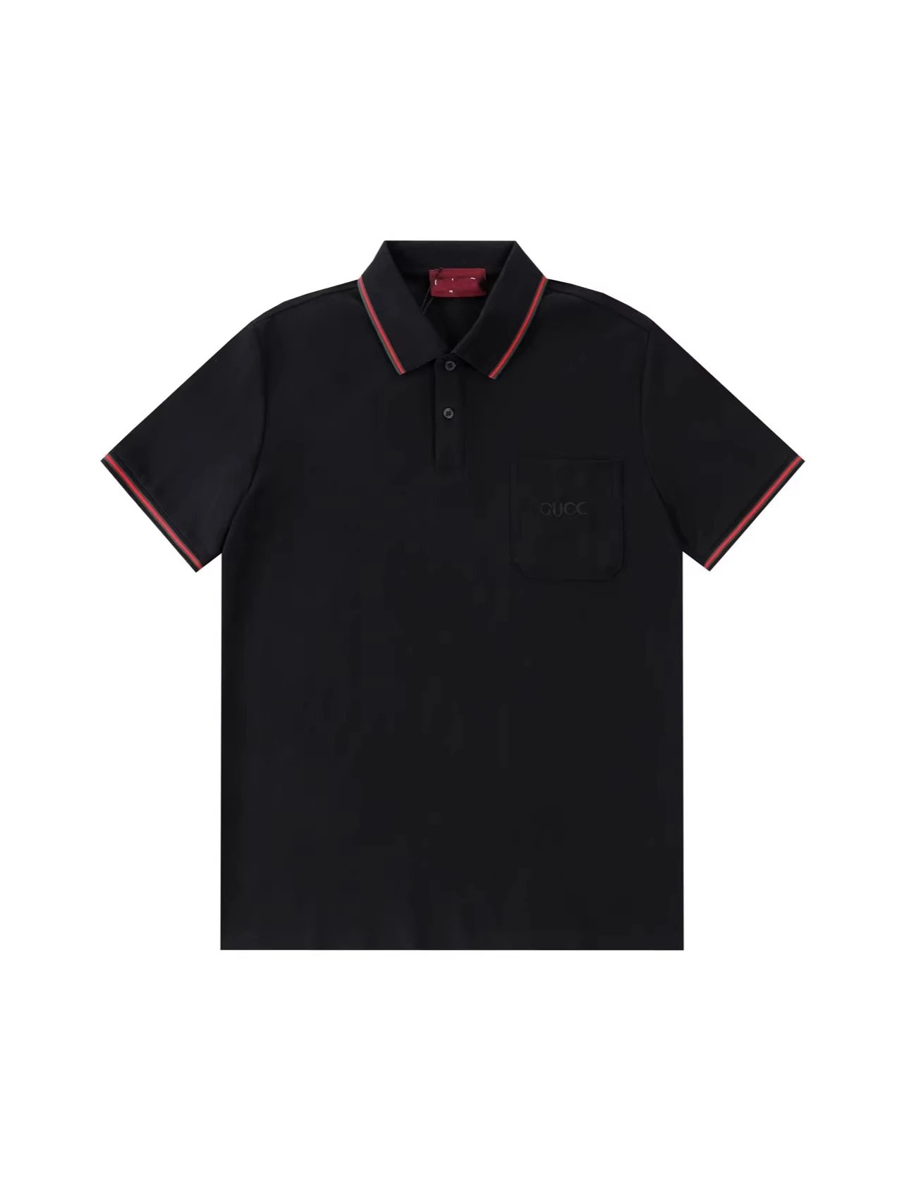 Lacoste Color-Block Stripe Polo Black Polo Shirt - 9
