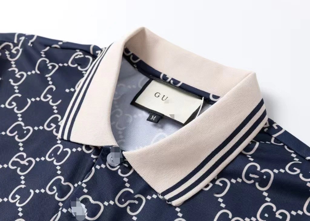 Gucci GG Monogram Black Polo and Shorts Set - 6
