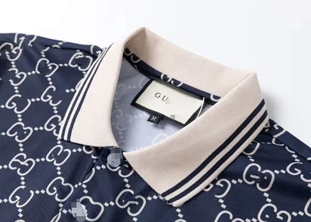 Gucci Matching Sets Double G monogram polo shirt and shorts set product detail image 5