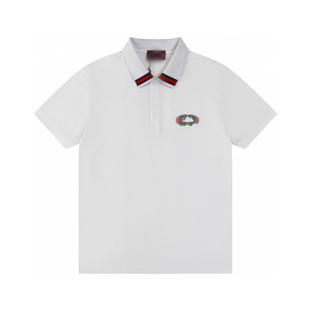 Gucci GG Monogram Black Polo Shirt - 22