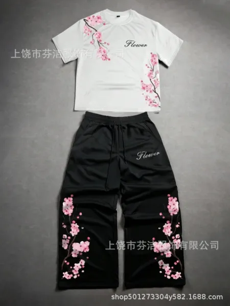 Design Transcend Sportswear Set Black / White Tracksuit - 10