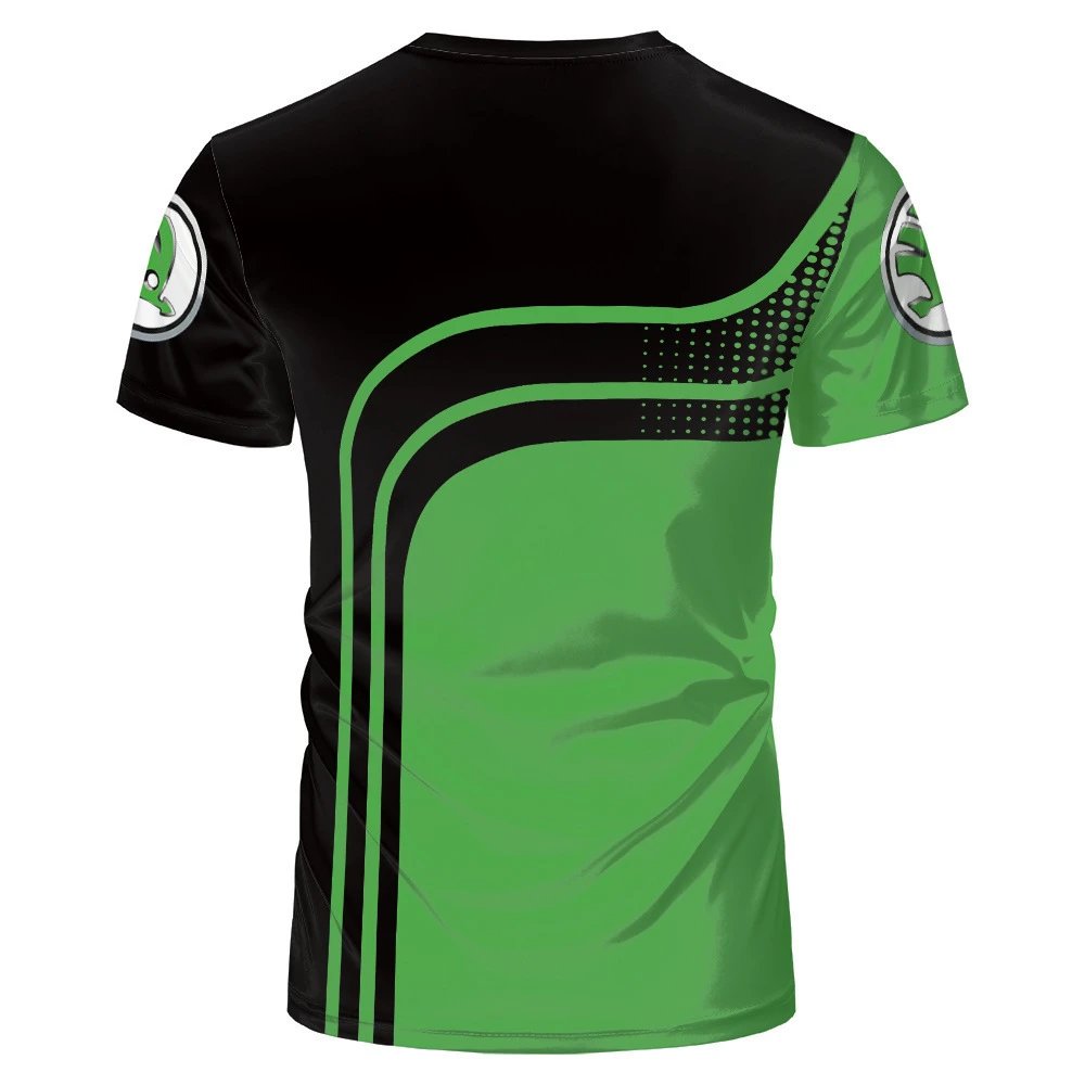 Design Can-Am BRP Edward Racing Graphic T-Shirt Lime Green T-Shirts - 14