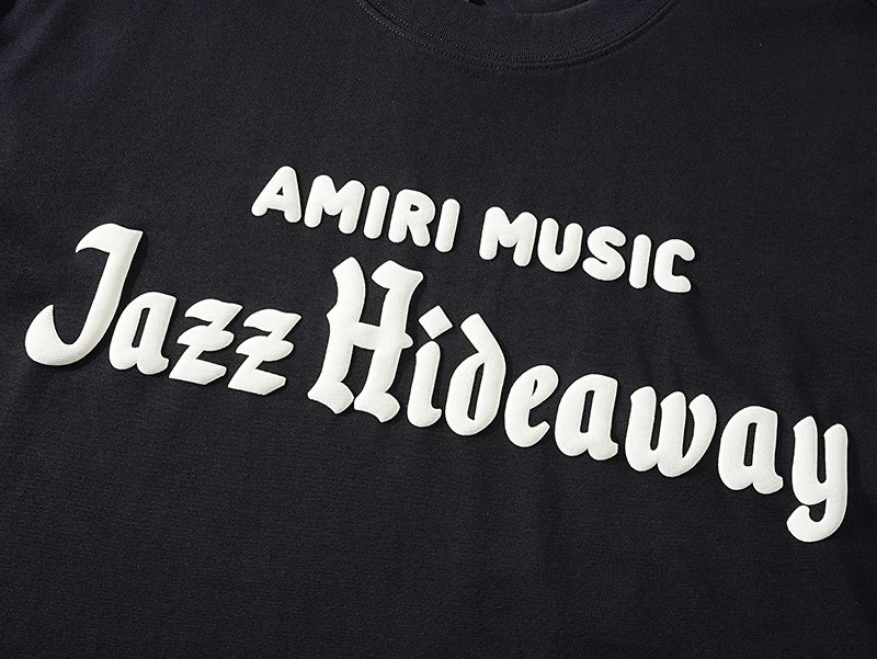 Amiri Jazz Hideaway Black T-Shirt - 10
