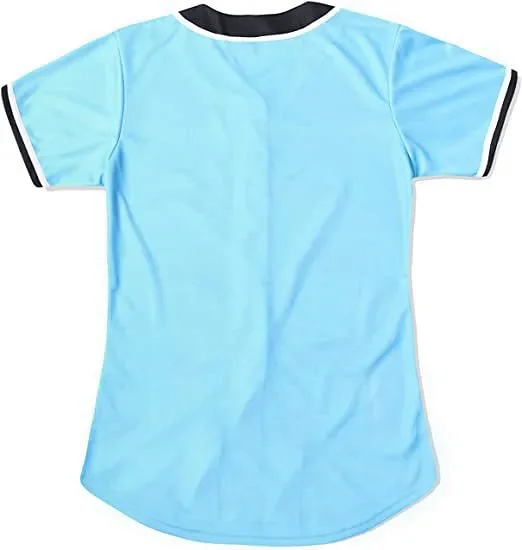 Unbranded Shirts Short-Sleeve Button-Front Baseball Jersey with Bel Air 23 Graphic product detail image 21
