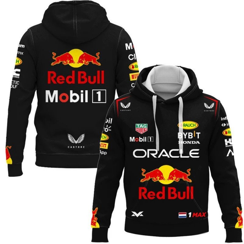 Design Red Bull KTM Racing Hoodie Multicolor Hoodie - 4