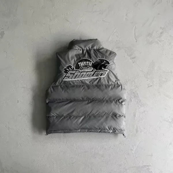 Trapstar Shooters Puffer Vest Gray Outerwear.vest - 9