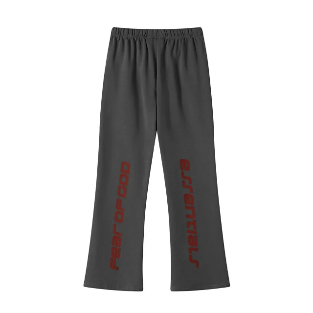 Fear of God Trousers Essentials Logo Print Wide-Leg Sweatpants product detail image 17