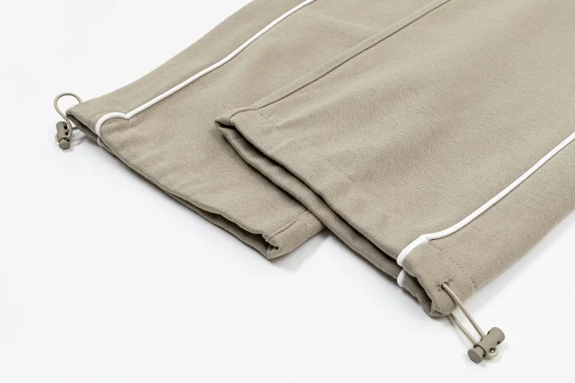 Fear of God Trousers Essentials Embroidered Side-Stripe Drawstring product detail image 7