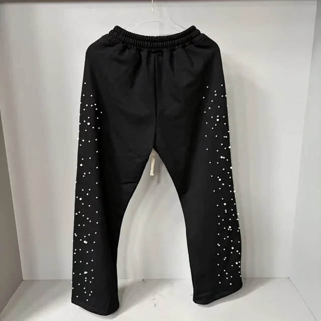 MIX Trousers Rhinestone Letter Drawstring Jogger product detail image 2