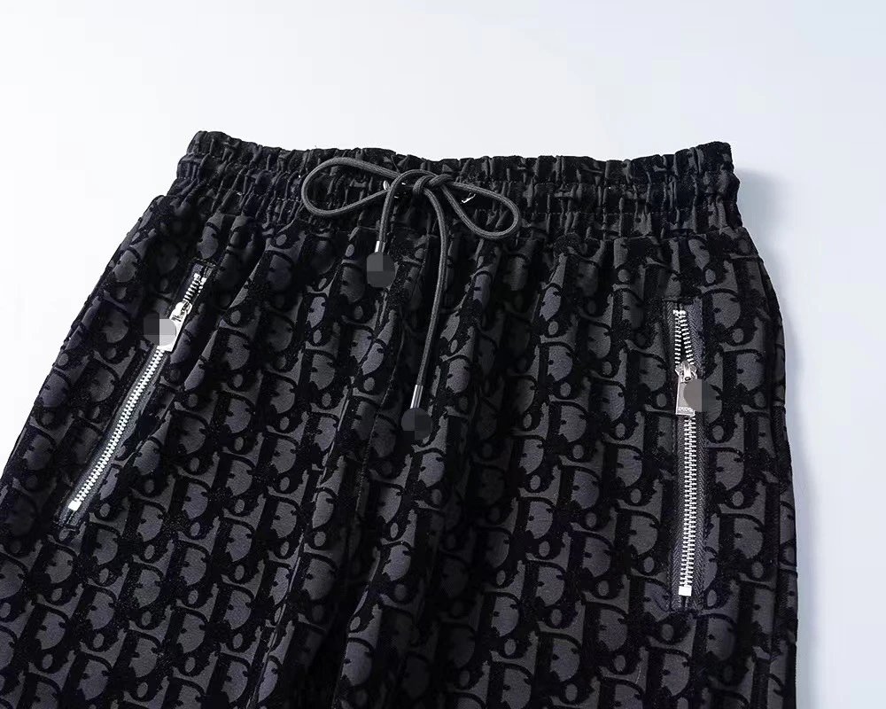 Dior Oblique Print T-Shirt and Shorts Set Light Green - 7