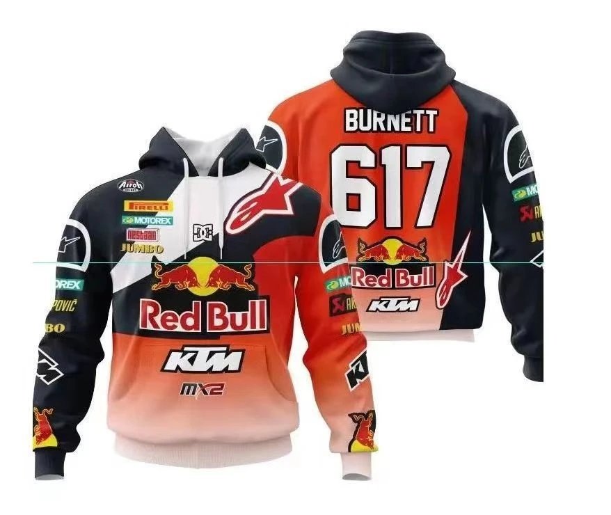 Design Red Bull KTM Racing Hoodie Multicolor Hoodie - 11