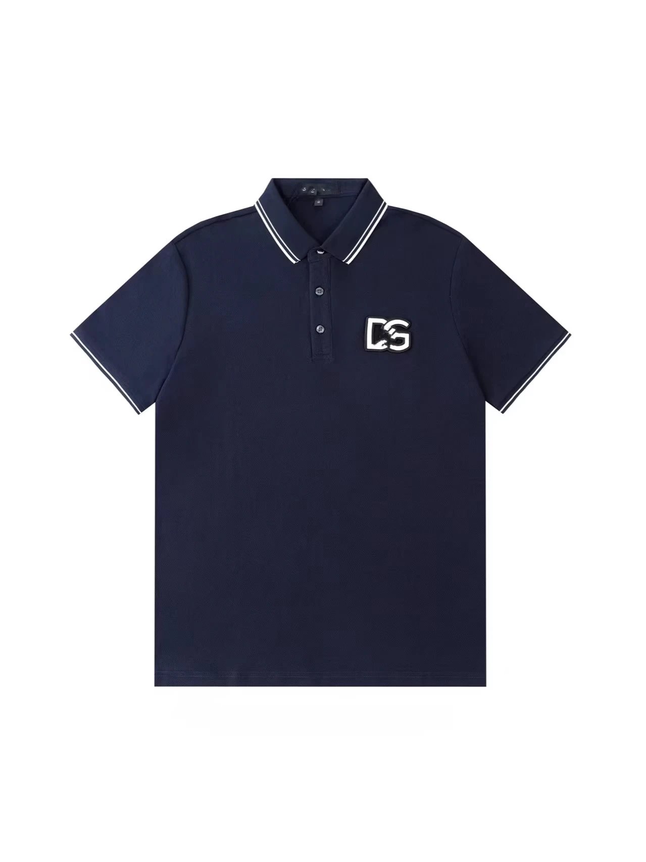 GCDS Logo Embroidered White Polo Polo Shirt - 11