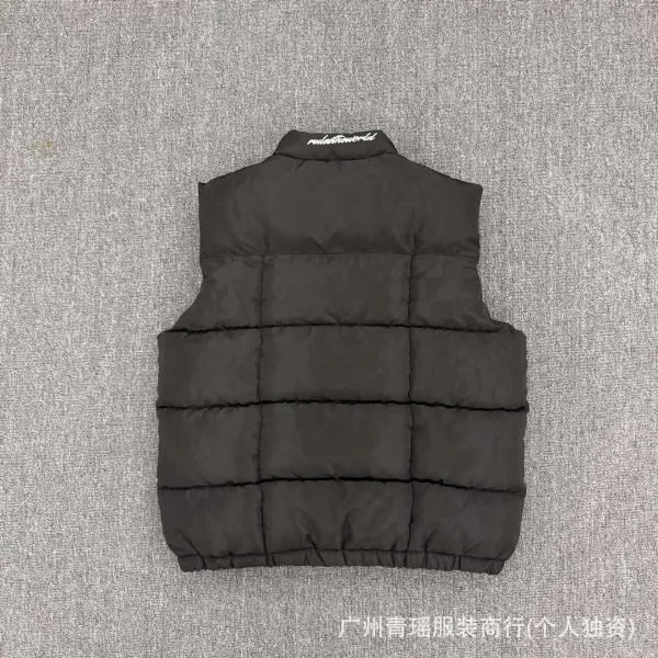 Design Puffer Vest Yellow / Black Colorblock Vest Outerwear.vest - 4