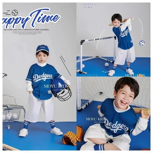 Los Angeles Dodgers Shirts Button-Front Baseball Jersey product detail image 7