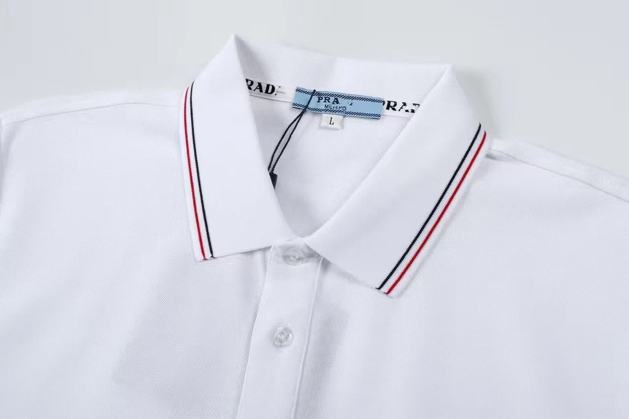 GCDS Logo Embroidered White Polo Polo Shirt - 28