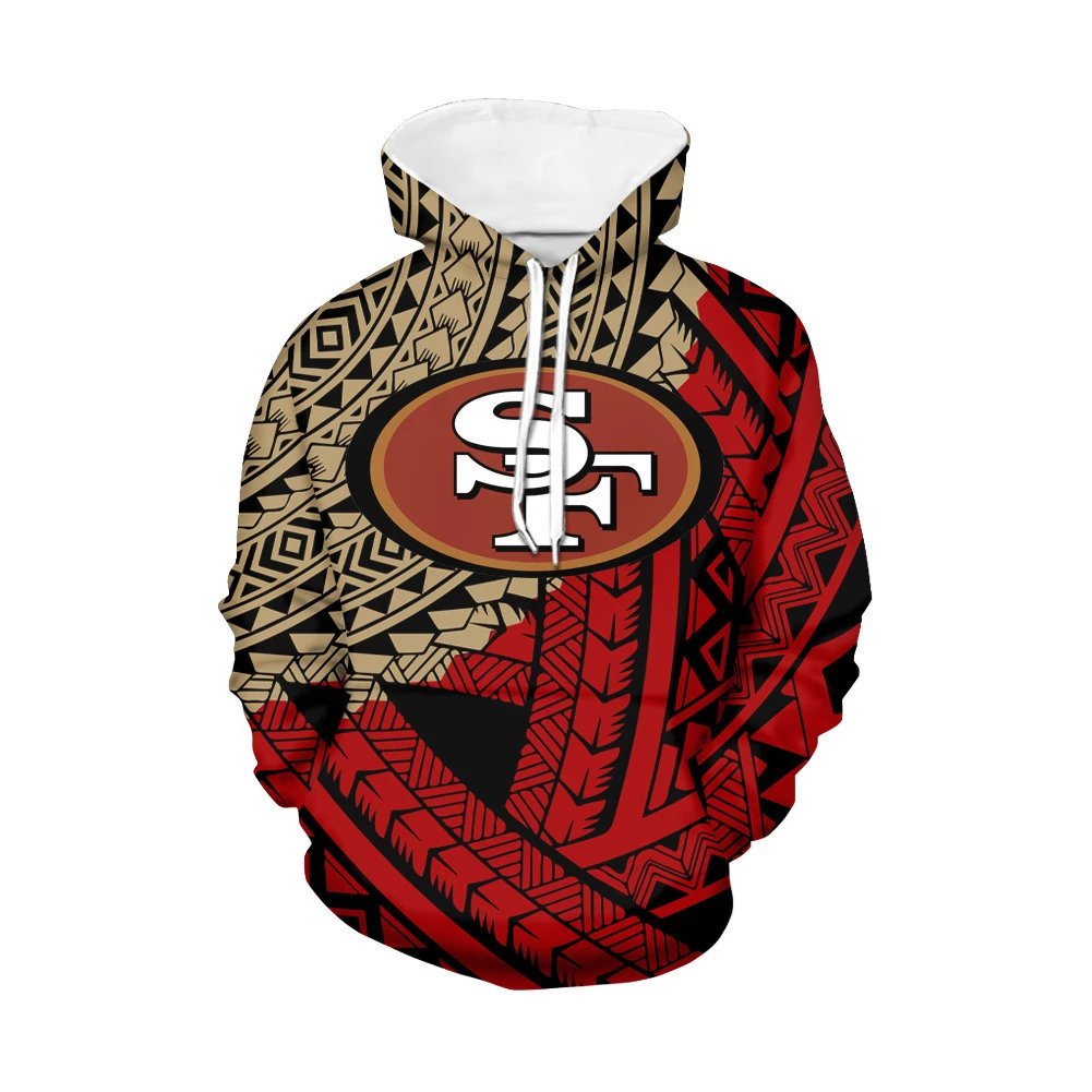 Design Seattle Seahawks Tribal Print Hoodie Multicolor Hoodie - 13