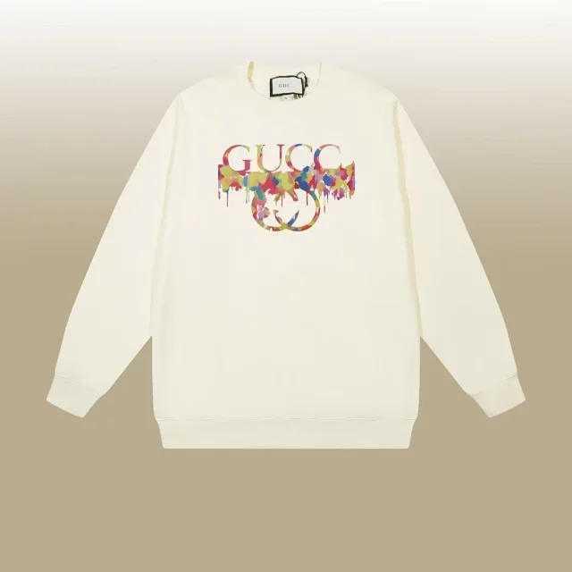 Unbranded Hoodies & Sweatshirts Crewneck sweatshirt with GUCC text print product detail image 14