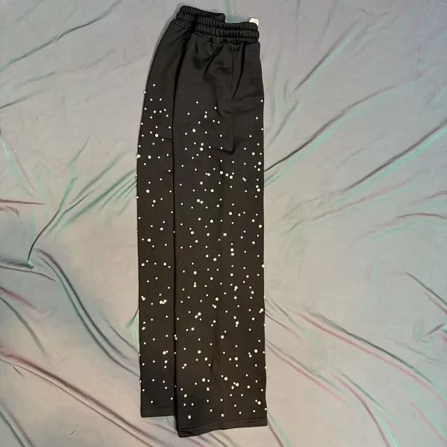 MIX Trousers Rhinestone Letter Drawstring Jogger product detail image 8
