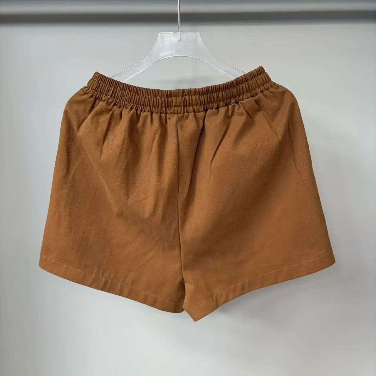 Design Emotional Closet Wing Print Drawstring Shorts Brown and Black Shorts - 10