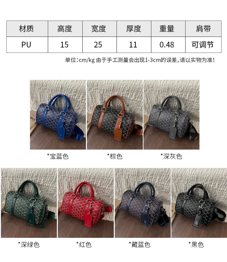 Goyard Saint Louis PM Black and Brown Canvas Boston Bag Handbags - 2