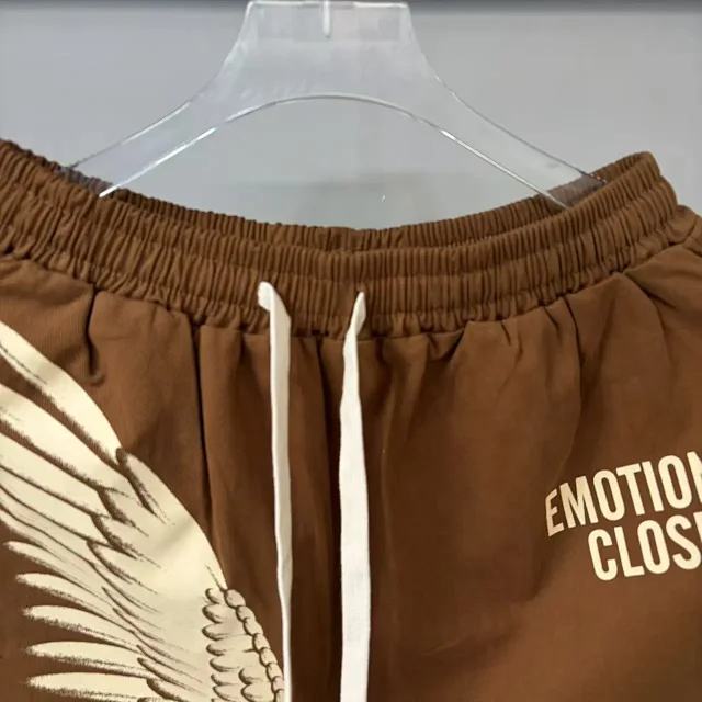 Unbranded Shorts Elastic-Waist Wing Graphic Drawstring product detail image 5