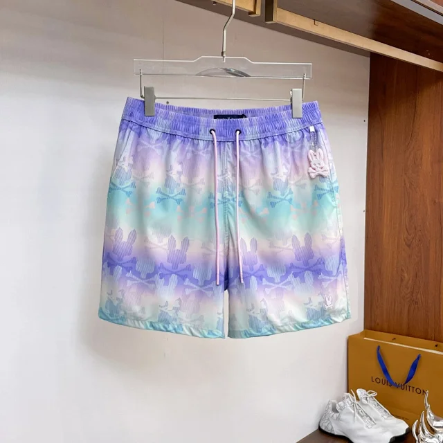 Psycho Bunny Shorts Drawstring with all-over graphic print product detail image 4