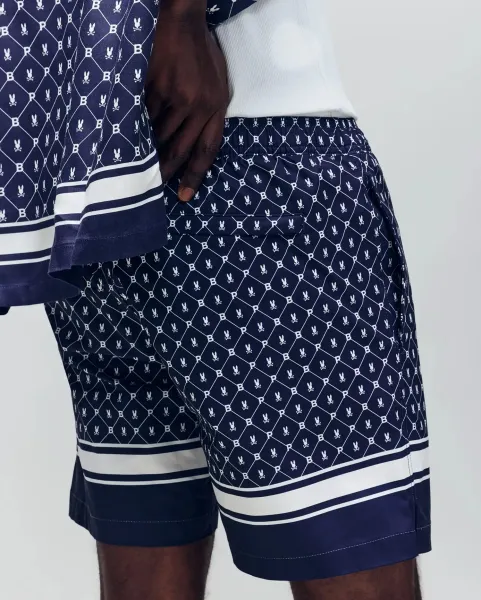 Design Bunny Psycho Skull Print Swim Shorts Multicolor Shorts - 24