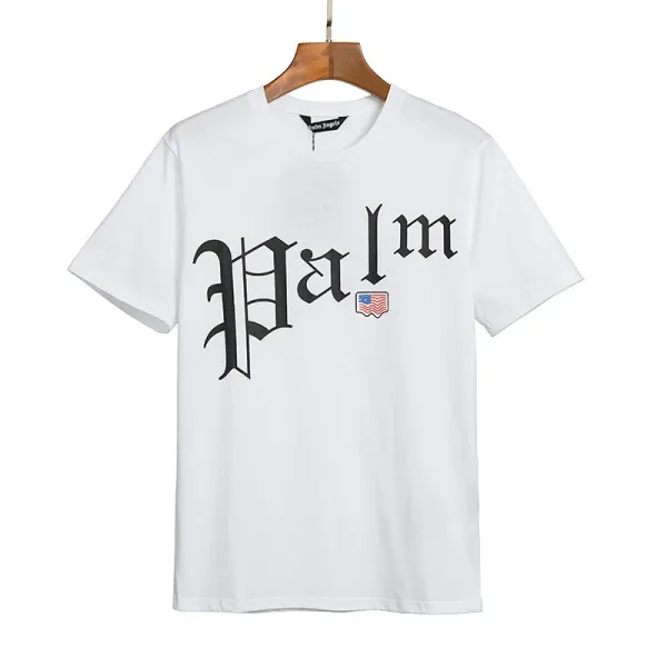 Palm Angels Spray Paint Logo Oversized T-Shirt White - 30