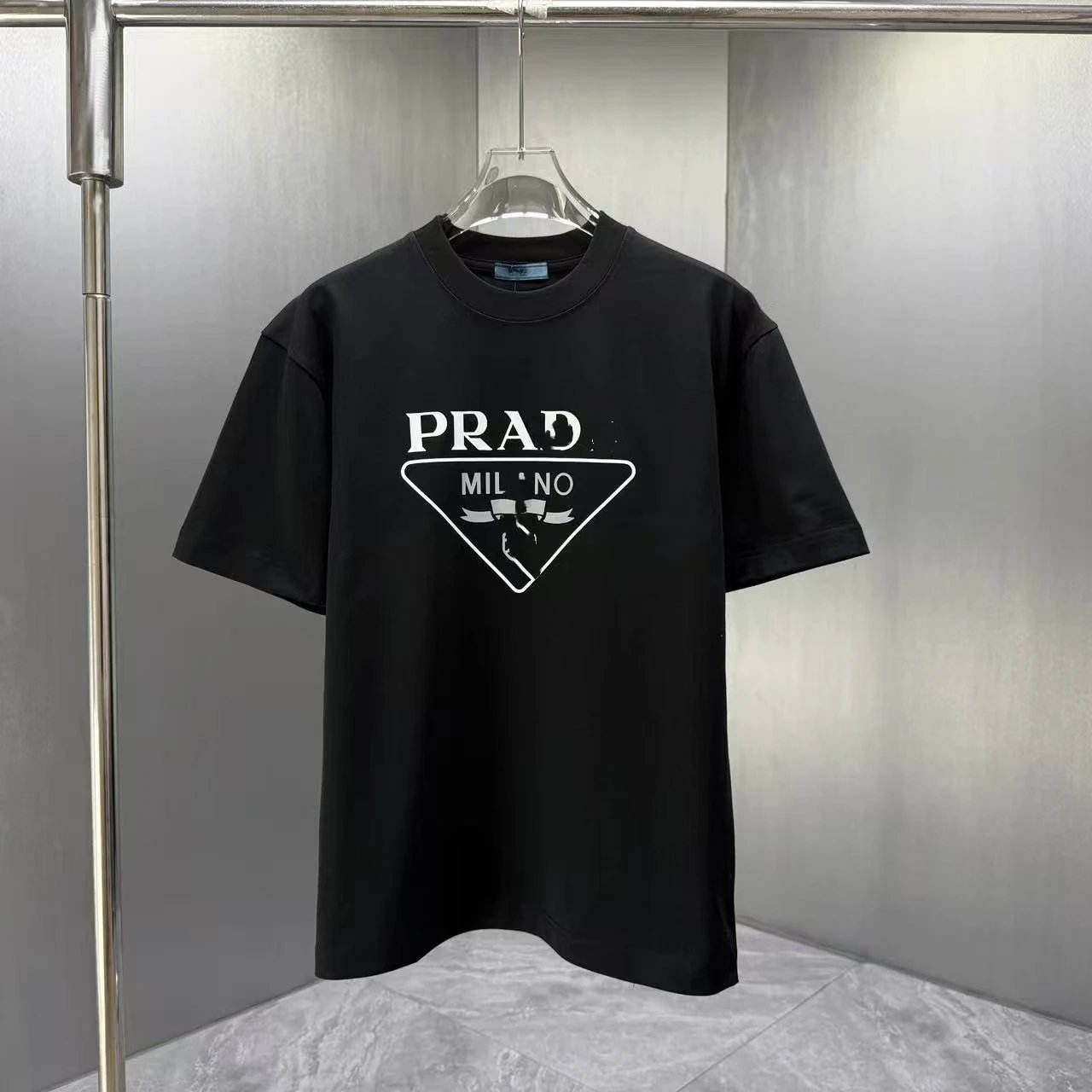 Moncler T-Shirts Short-Sleeve Crewneck Logo T-Shirt image 4