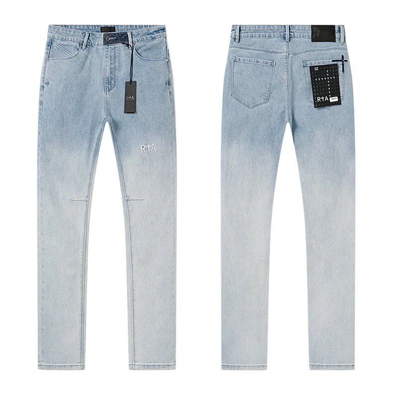 Design RTA Distressed Black Paint-Splatter Jeans - 15