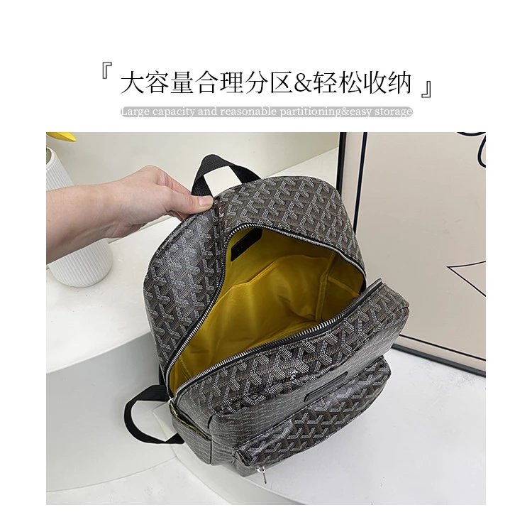 Goyard Saint Louis Mini Backpack Gray - 4